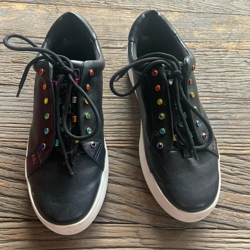 Kurt Geiger Liviah black sneakers